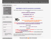 Tablet Screenshot of didattica.conservatoriovivaldi.it